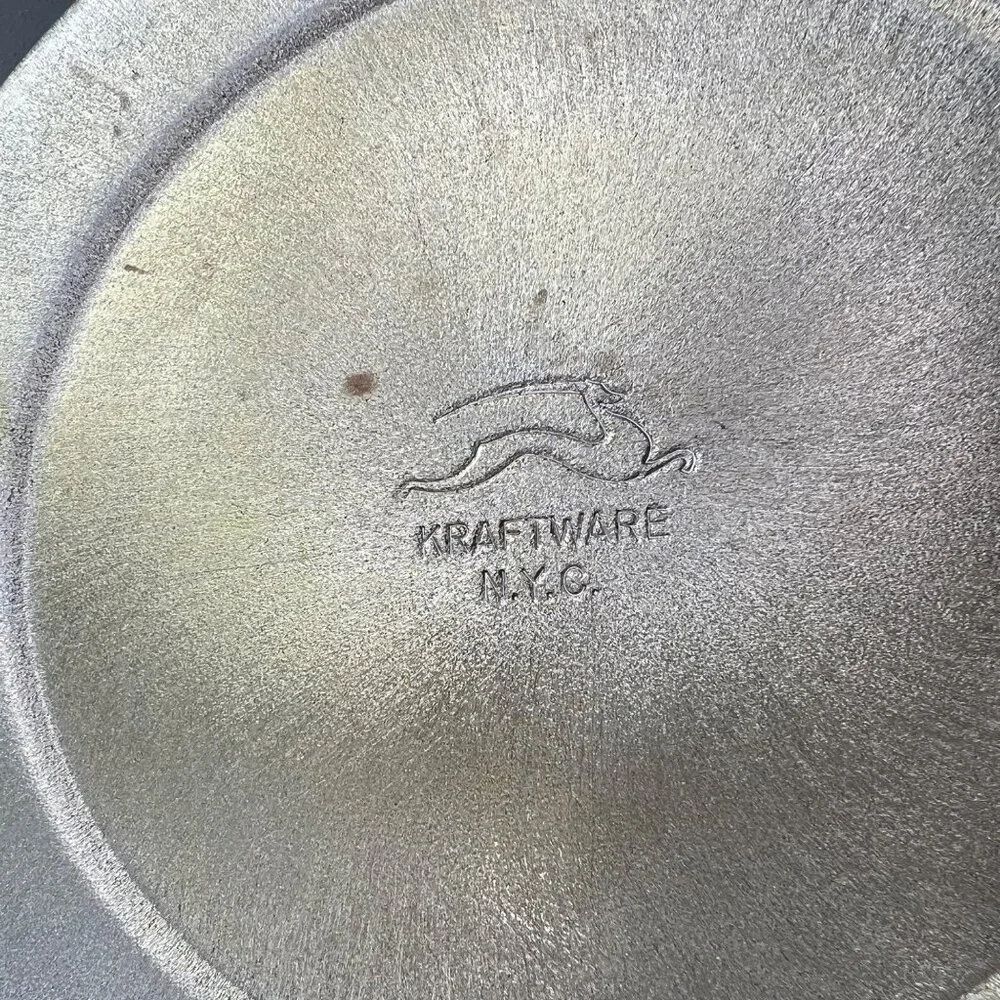 Vintage Kraftware Ice Bucket Martini Rossi King William Piper Gold Tone Flip Lid